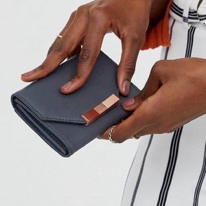 Ted Baker Addala textured foldover Ladies Wallet